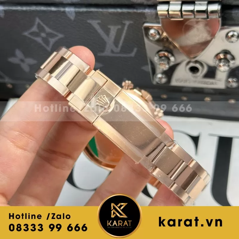 Đồng Hồ Rolex Cosmograph Daytona 126508 Clone 11 Mặt Chocolate Dây Oyster THB 40mm - Ảnh 8