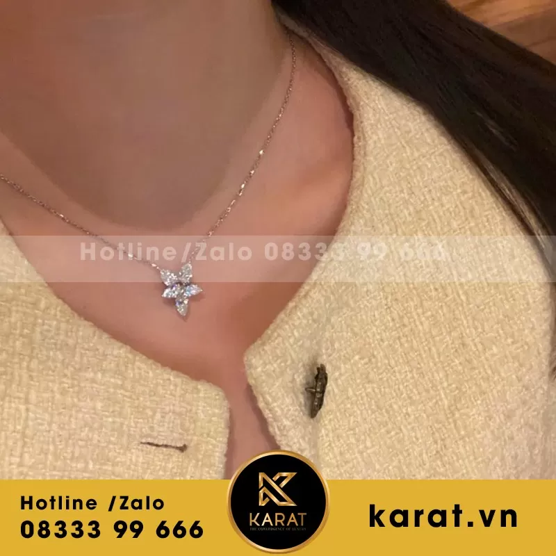 Dây Chuyền Nữ 0.7Ct Lab Grown Diamond Pendant Necklace, Not Available - Ảnh 3