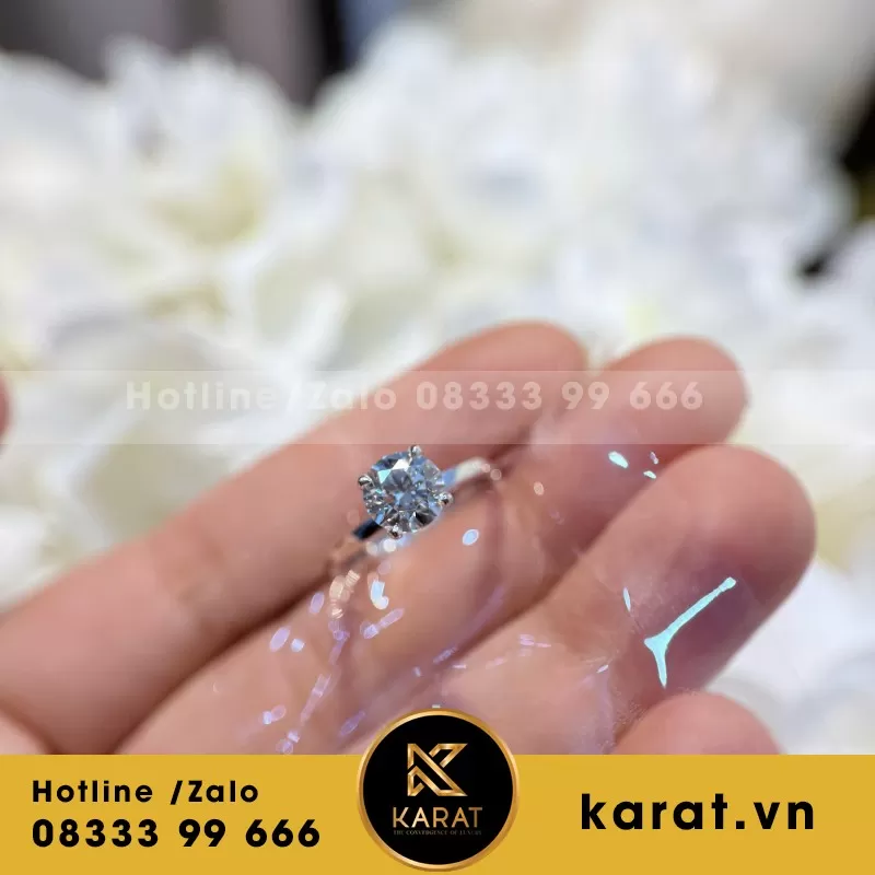 Nhẫn Nữ Au750+Diamond Lab 7.2 - Ảnh 7