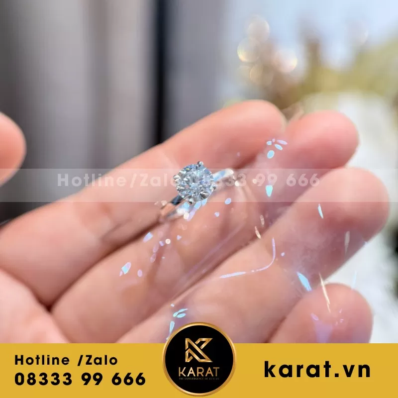 Nhẫn Nữ Au750+Diamond Lab 7.2 - Ảnh 3