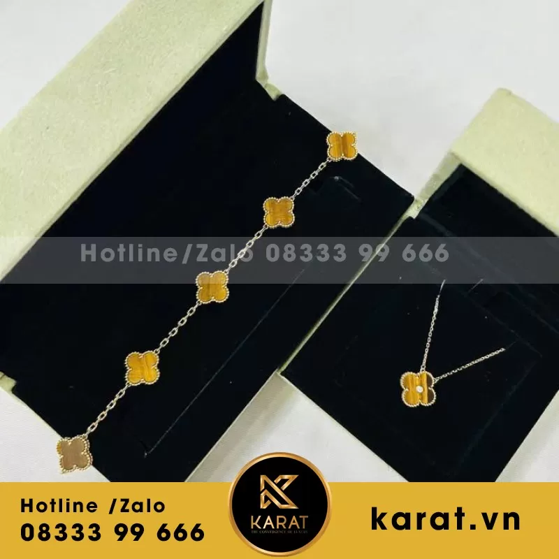 Lắc Tay Và Vòng Cổ Nữ Vca 18K - Ảnh 5