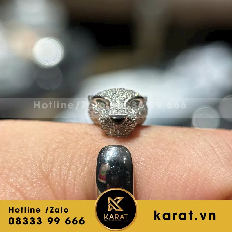 Nhẫn Báo 10K Moissanite - Ảnh 5