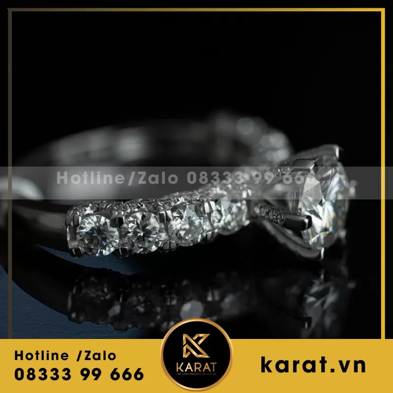 Nhẫn Nữ Đính Kim Cương - Ảnh 4