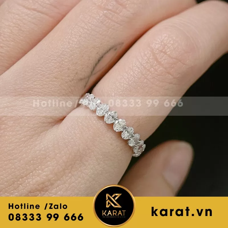 Nhẫn Nữ Chế Tác 18K - Ảnh 3