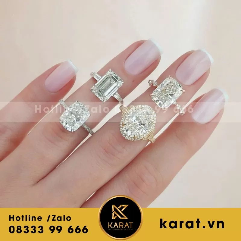 Nhẫn Nữ Thiết Kế Vàng 18K Kim Cương Thiên Nhiên - Ảnh 20