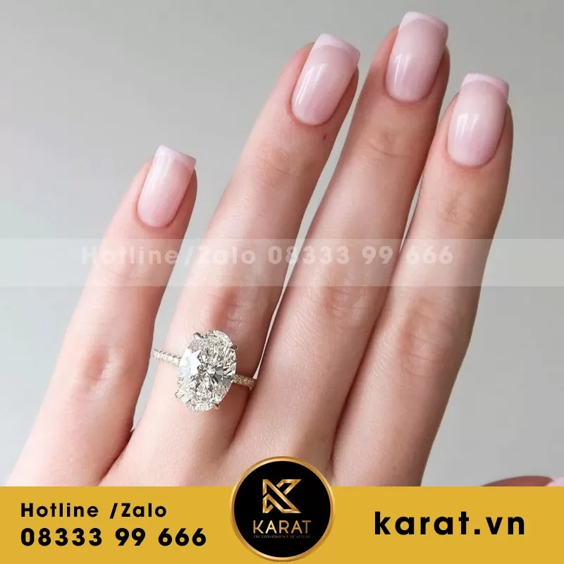 Nhẫn Nữ Thiết Kế Vàng 18K Kim Cương Thiên Nhiên - Ảnh 18