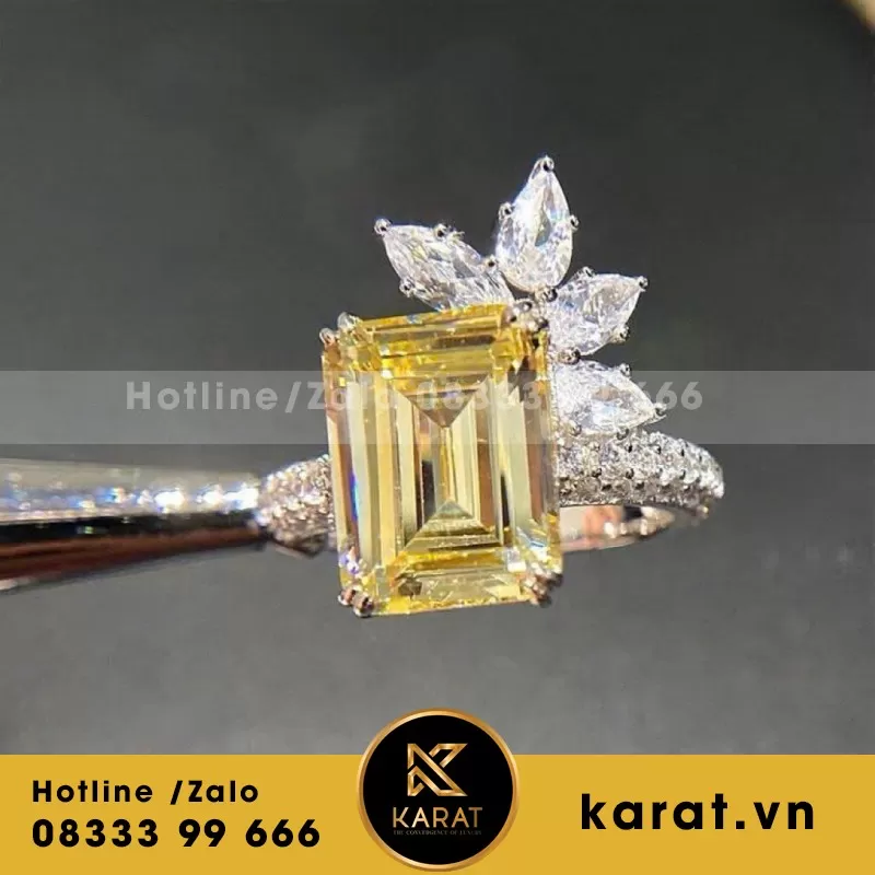 Nhẫn Nữ Thiết Kế Vàng 18K Kim Cương Thiên Nhiên - Ảnh 17