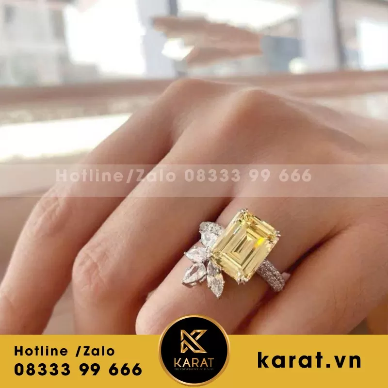 Nhẫn Nữ Thiết Kế Vàng 18K Kim Cương Thiên Nhiên - Ảnh 16