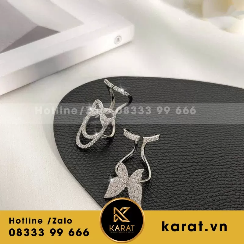 Nhẫn Nữ Thiết Kế Vàng 18K Kim Cương Thiên Nhiên - Ảnh 15