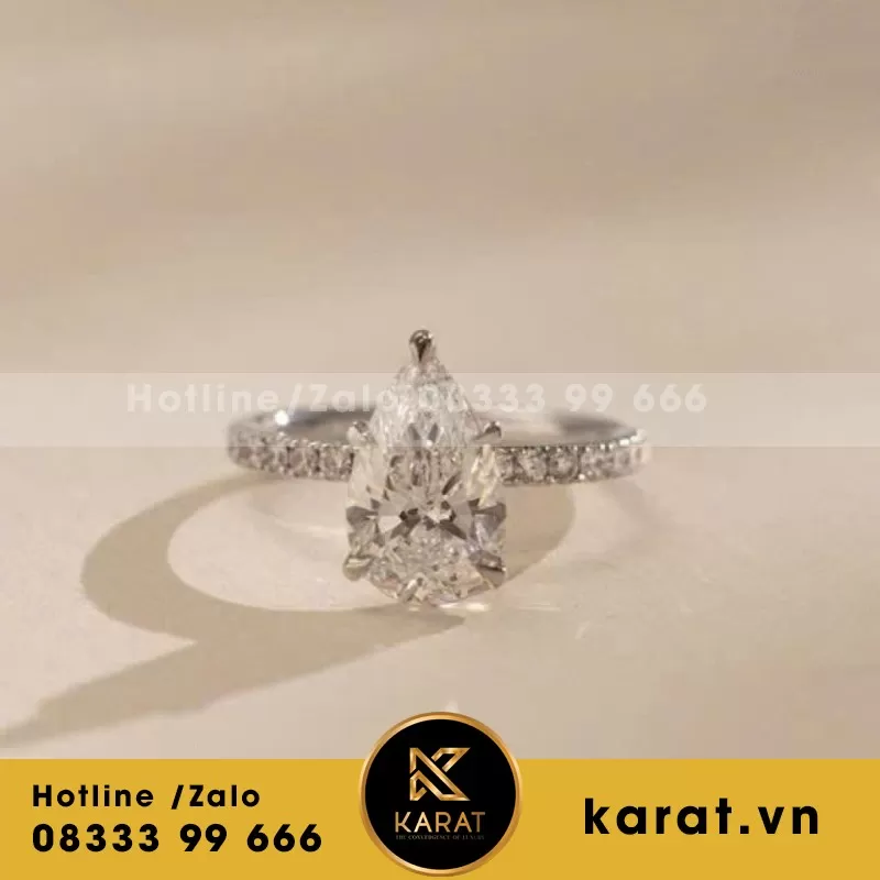 Nhẫn Nữ Thiết Kế Vàng 18K Kim Cương Thiên Nhiên - Ảnh 12