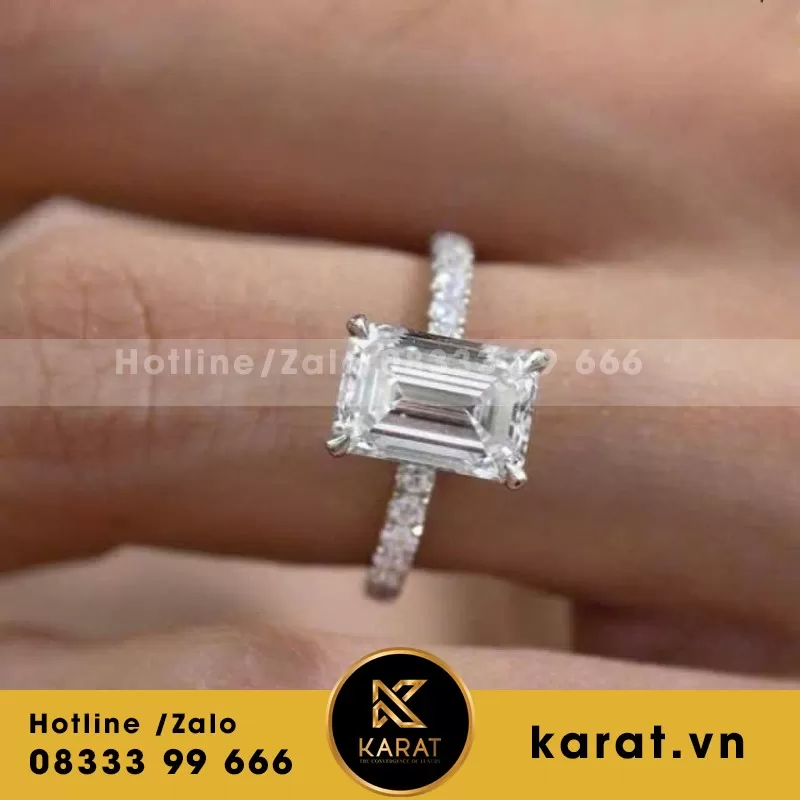 Nhẫn Nữ Thiết Kế Vàng 18K Kim Cương Thiên Nhiên - Ảnh 10