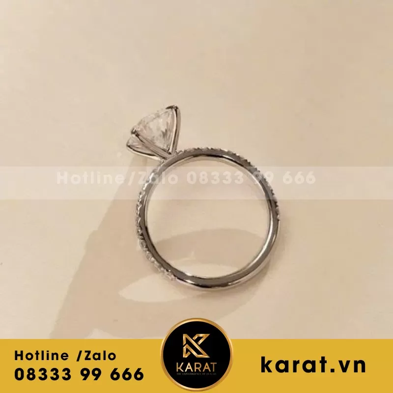 Nhẫn Nữ Thiết Kế Vàng 18K Kim Cương Thiên Nhiên - Ảnh 5