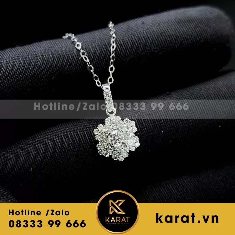 Combo Dây Chuyền Bông Tai Nữ Thiết Kế Sang Trọng Mẫu 1 - Ảnh 5