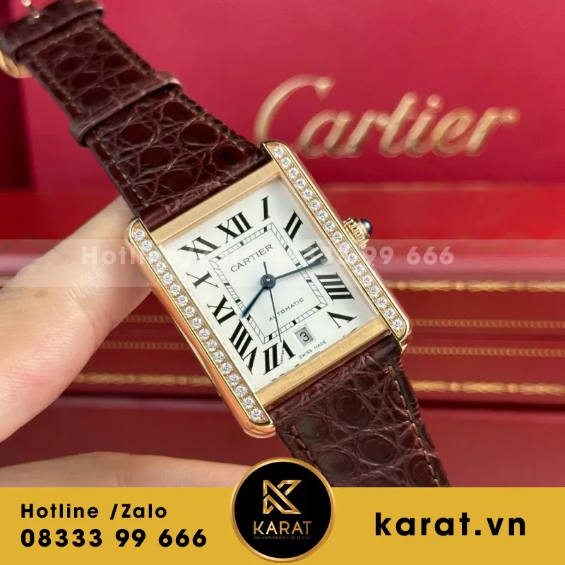 Đồng Hồ Cartier Tank Solo Extra-Large Model - Ảnh 15
