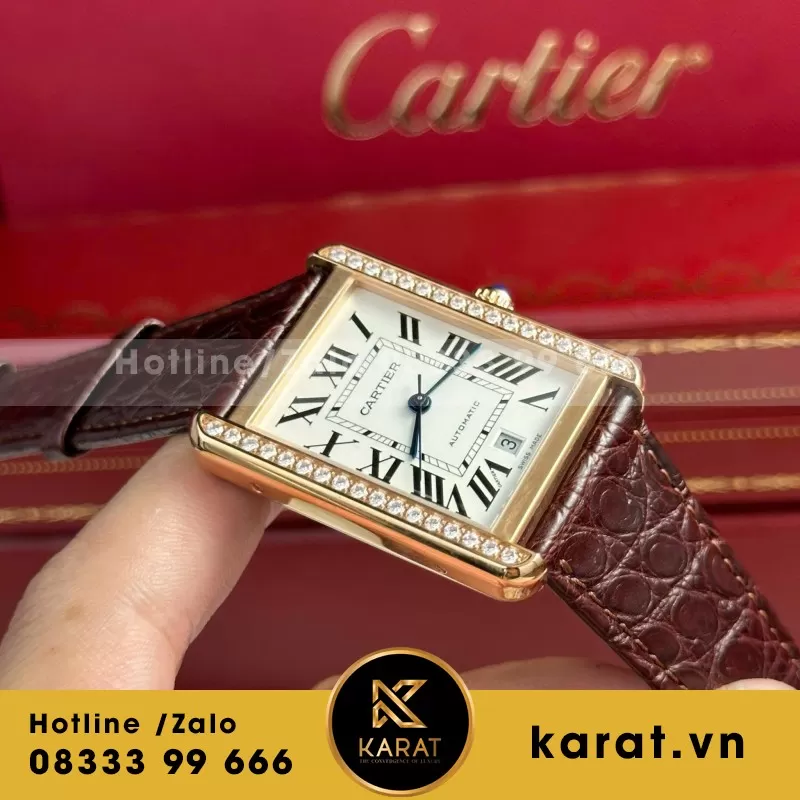Đồng Hồ Cartier Tank Solo Extra-Large Model - Ảnh 11
