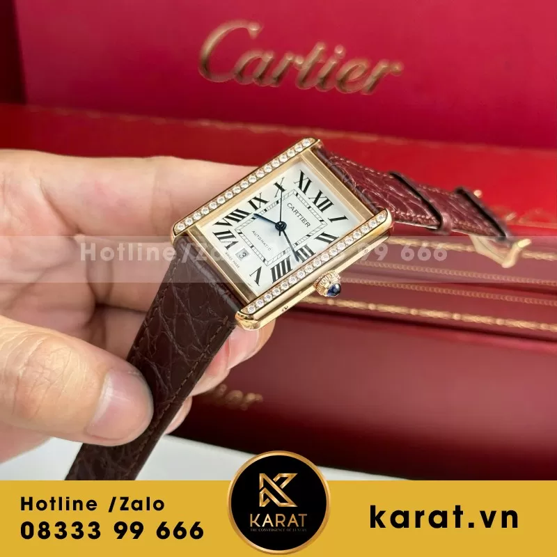 Đồng Hồ Cartier Tank Solo Extra-Large Model - Ảnh 5