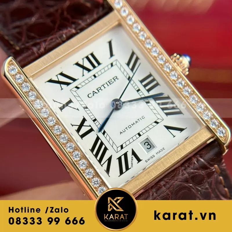 Đồng Hồ Cartier Tank Solo Extra-Large Model - Ảnh 3