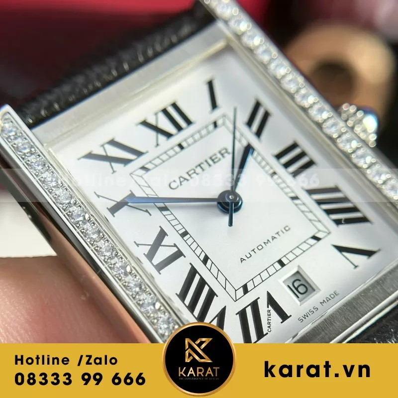 Đồng Hồ Cartier Tank Solo Extra-Large Model - Ảnh 6
