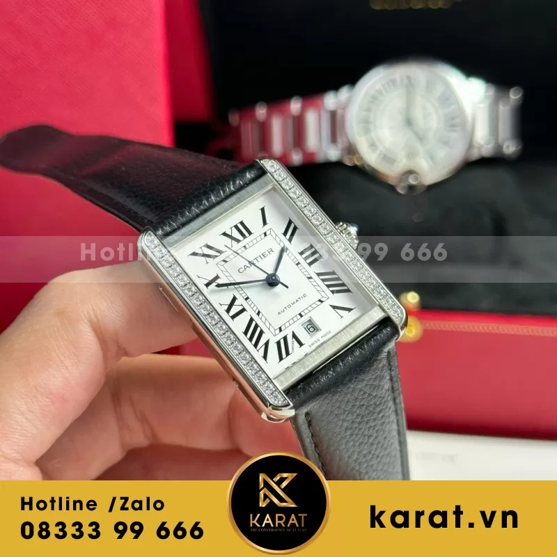 Đồng Hồ Cartier Tank Solo Extra-Large Model - Ảnh 5