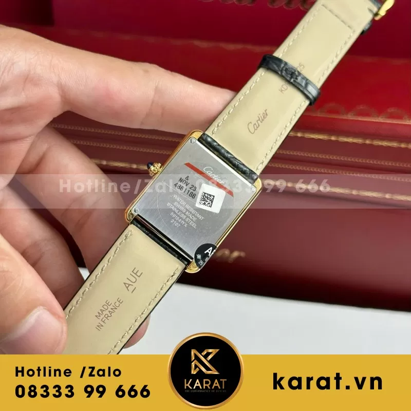 Đồng hồ Cartier Tank Solo Large Model— size 27.5mm x 35mm - Ảnh 9