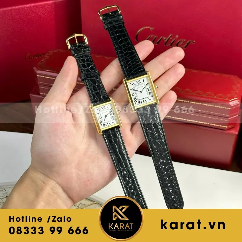 Đồng hồ Cartier Tank Solo Large Model— size 27.5mm x 35mm - Ảnh 7