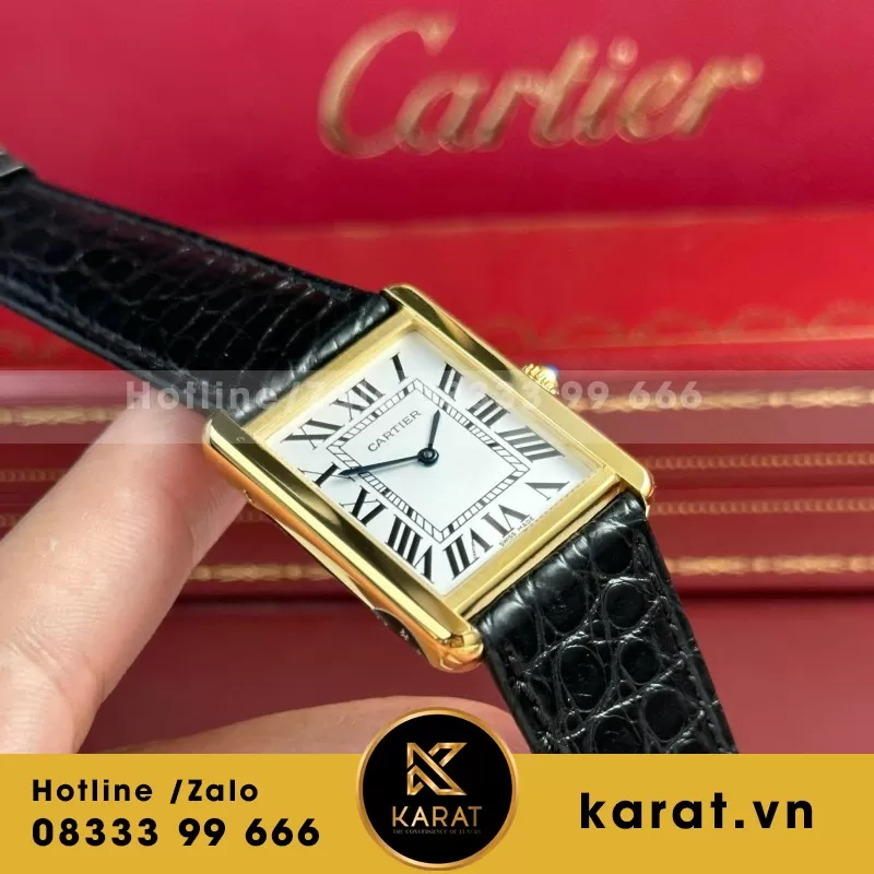 Đồng hồ Cartier Tank Solo Large Model— size 27.5mm x 35mm - Ảnh 5