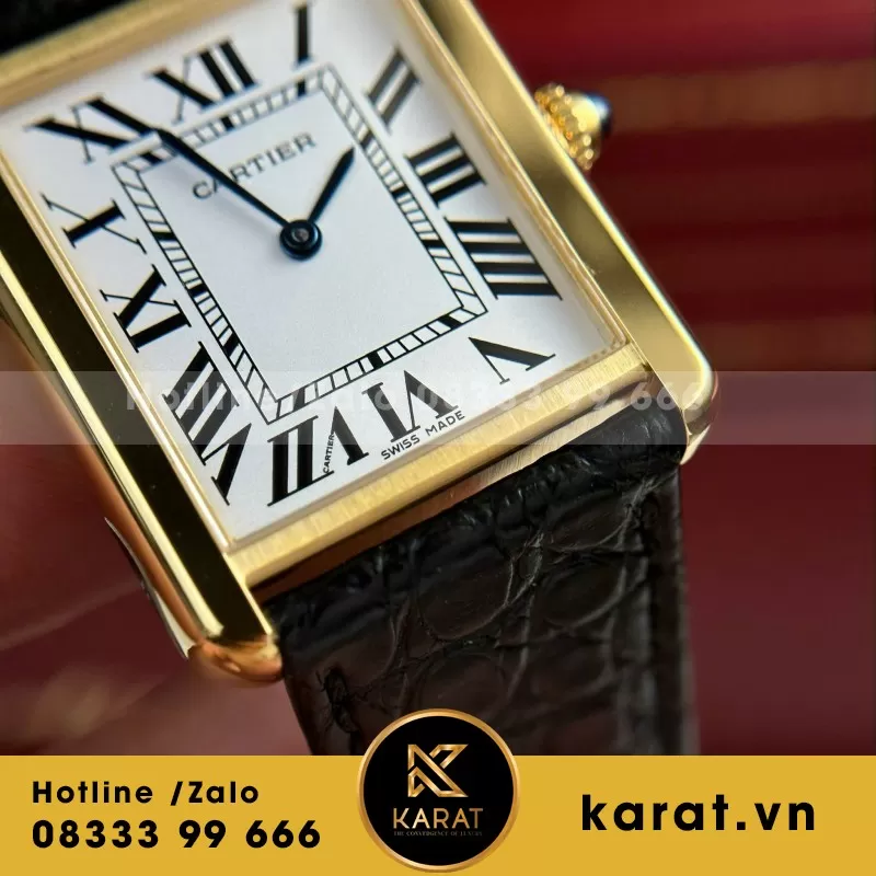 Đồng hồ Cartier Tank Solo Large Model— size 27.5mm x 35mm - Ảnh 3