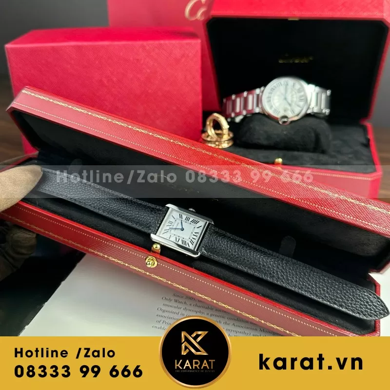 Đồng hồ Cartier Tank Solo Small Model— size 25mm x 31mm - Ảnh 8
