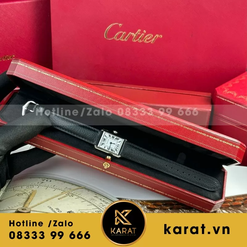 Đồng hồ Cartier Tank Must Small Size— size 22 x 29.5mm - Ảnh 8