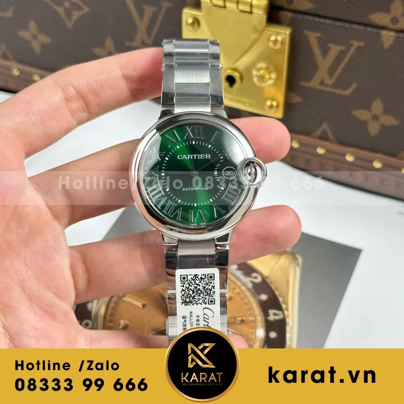 Đồng hồ Cartier Ballon Bleu— size 40mm— máy ETA 2824 - Ảnh 7