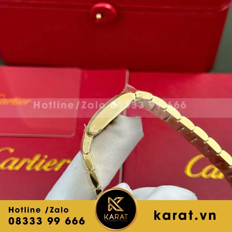 Đồng hồ Cartier Tank Francaise Ladies small model— size 21.2mm x 25.7mm— máy Pin Quartz Ronda Thuỵ Sỹ— M1 Factory - Ảnh 7