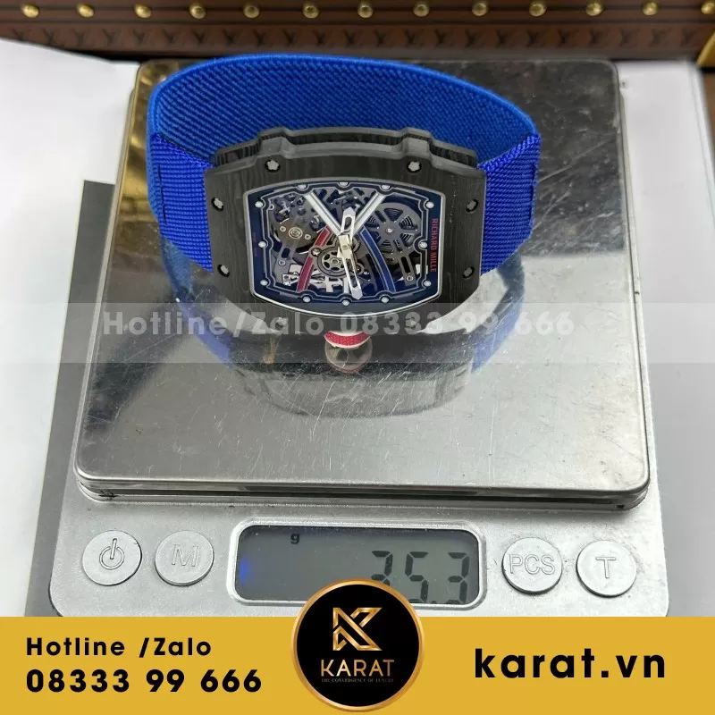 Đồng Hồ Richard Mille RM67-02 Vỏ Carbon Siêu Mỏng 37 Grams - Ảnh 6