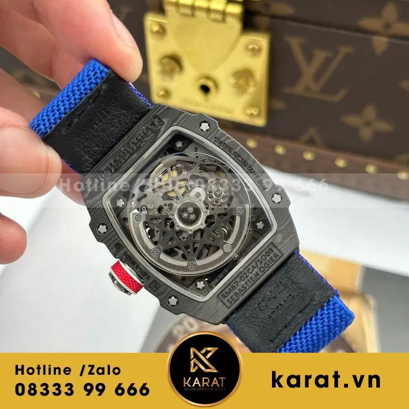Đồng Hồ Richard Mille RM67-02 Vỏ Carbon Siêu Mỏng 37 Grams - Ảnh 5