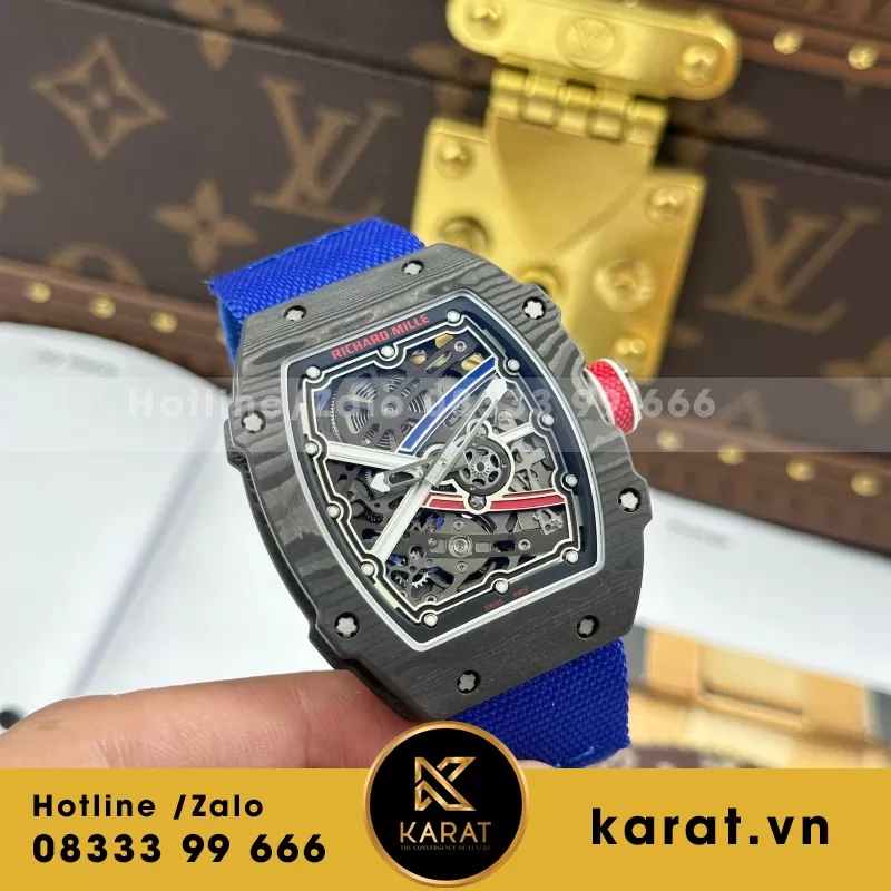 Đồng Hồ Richard Mille RM67-02 Vỏ Carbon Siêu Mỏng 37 Grams - Ảnh 4