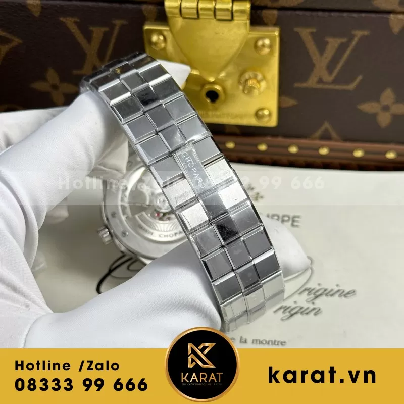 Đồng Hồ Chopard Alpine Eagle 298600 Replica 11 Mặt Trắng Nhám Nhà Máy GH 41mm - Ảnh 7