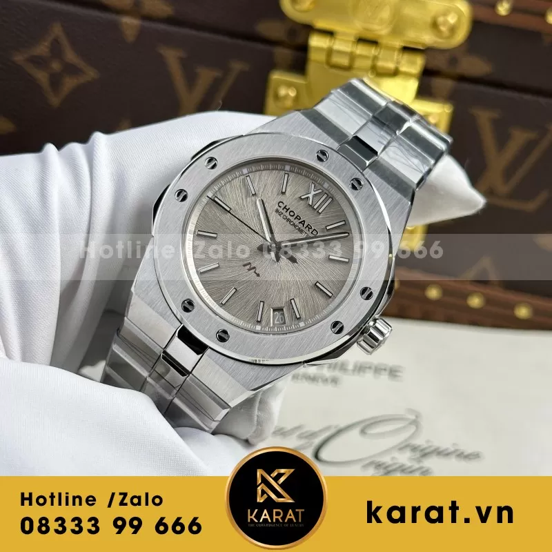 Đồng Hồ Chopard Alpine Eagle 298600 Replica 11 Mặt Trắng Nhám Nhà Máy GH 41mm - Ảnh 6