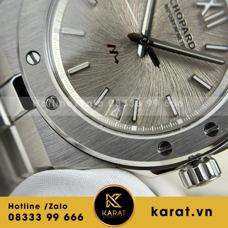 Đồng Hồ Chopard Alpine Eagle 298600 Replica 11 Mặt Trắng Nhám Nhà Máy GH 41mm - Ảnh 5