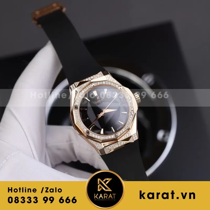 Đồng Hồ HB Orinsky độ viền zikzak Moissanite đã kđ Size 39mm - Ảnh 5