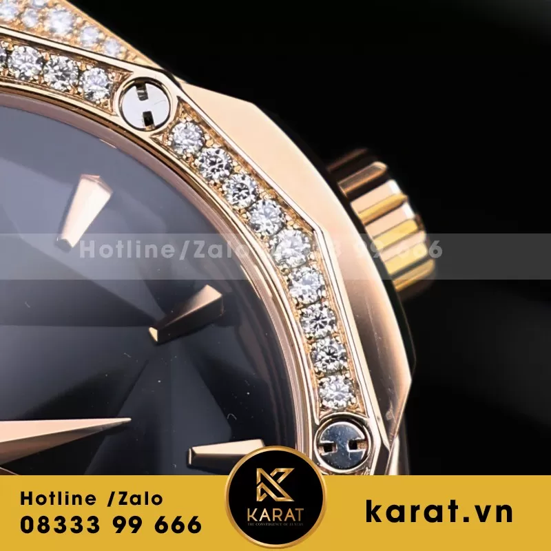 Đồng Hồ HB Orinsky độ viền zikzak Moissanite đã kđ Size 39mm - Ảnh 4