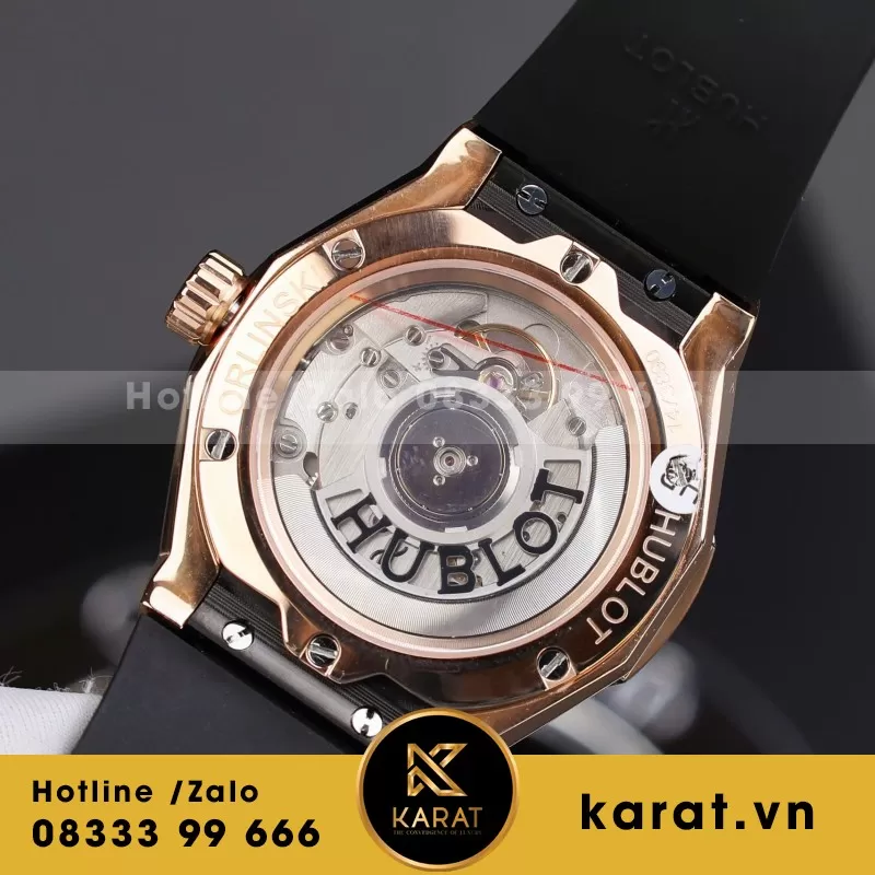 Đồng Hồ HB Orinsky độ viền zikzak Moissanite đã kđ Size 39mm - Ảnh 3