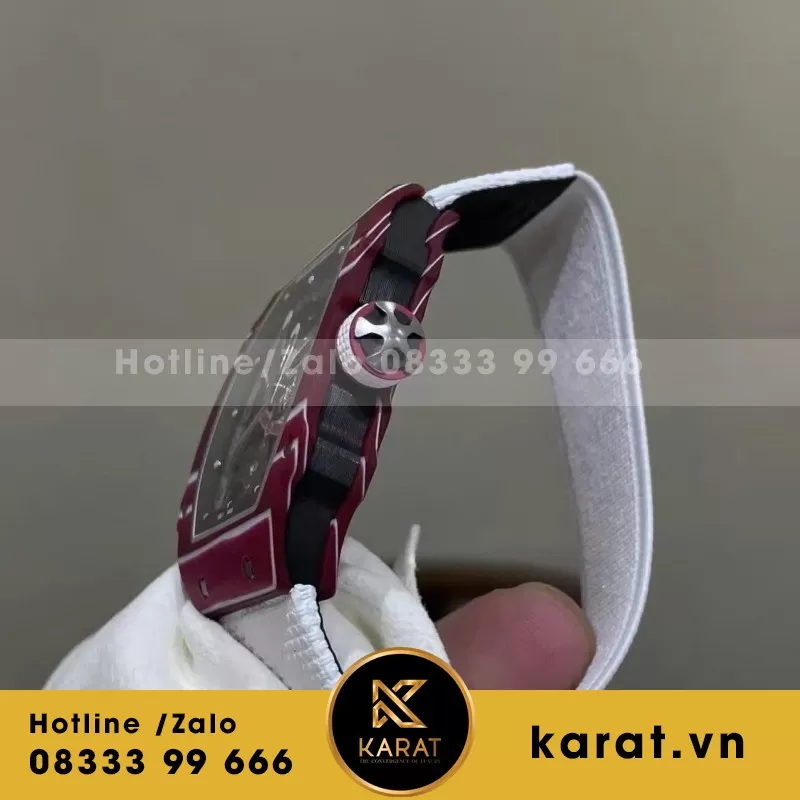 Đồng hồ richard mille RM 67-02 Red carbon TPT - Ảnh 6