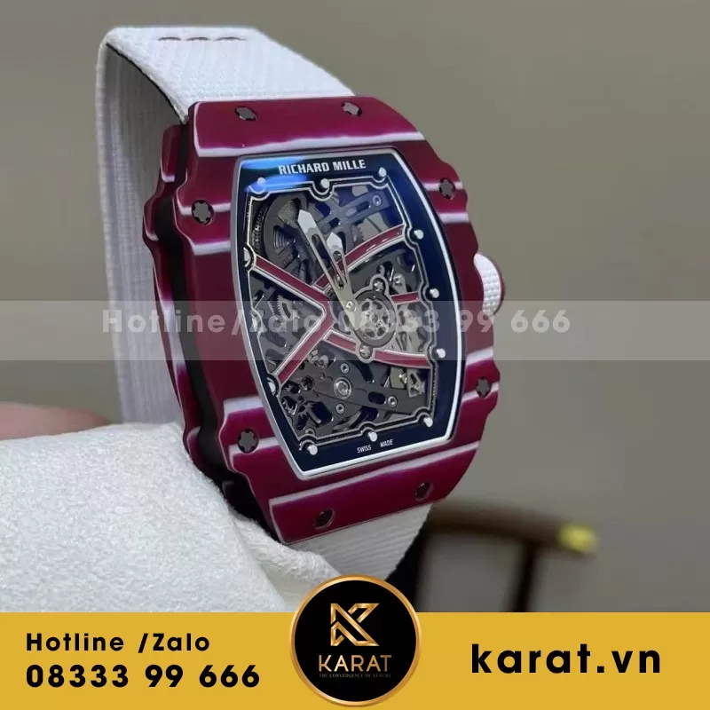 Đồng hồ richard mille RM 67-02 Red carbon TPT - Ảnh 5