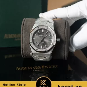 Audemars Piguet 15454 Fosted gold mặt số xám trải tia 37mm