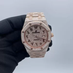 AUDEMARS PIGUET OAK CHẾ TÁC VÀNG NGUYÊN KHỐI 18K  FULL KIM CƯƠNG THIÊN NHIÊN