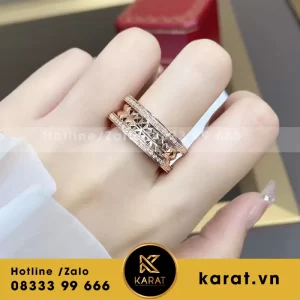 B.zero1 ring Bvl rose gold