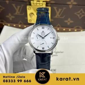 Bộ Sưu Tập Đồng Hồ Omega De Ville Prestige Power Reserve Rep 1 1 Dây Da 39.5mm