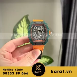 Bộ Sưu Tập Đồng Hồ Richard Mille Nam Rep 11 RM12-01 Tourbillon Màu Đỏ 40mm