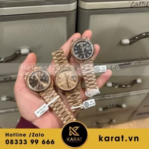 Bộ Sưu Tập Đồng Hồ Rolex Day-Date Chế Tác Bọc Vàng Thật