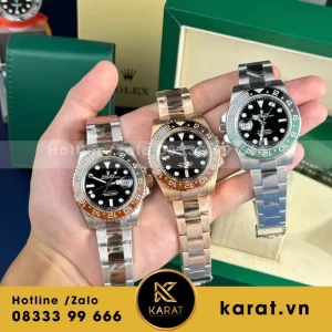 Bộ Sưu Tập Đồng Hồ Rolex Pepsi GMT-Master II 126710blro Replica 11 Dây Oyster Nhà Máy Clean V3 40mm