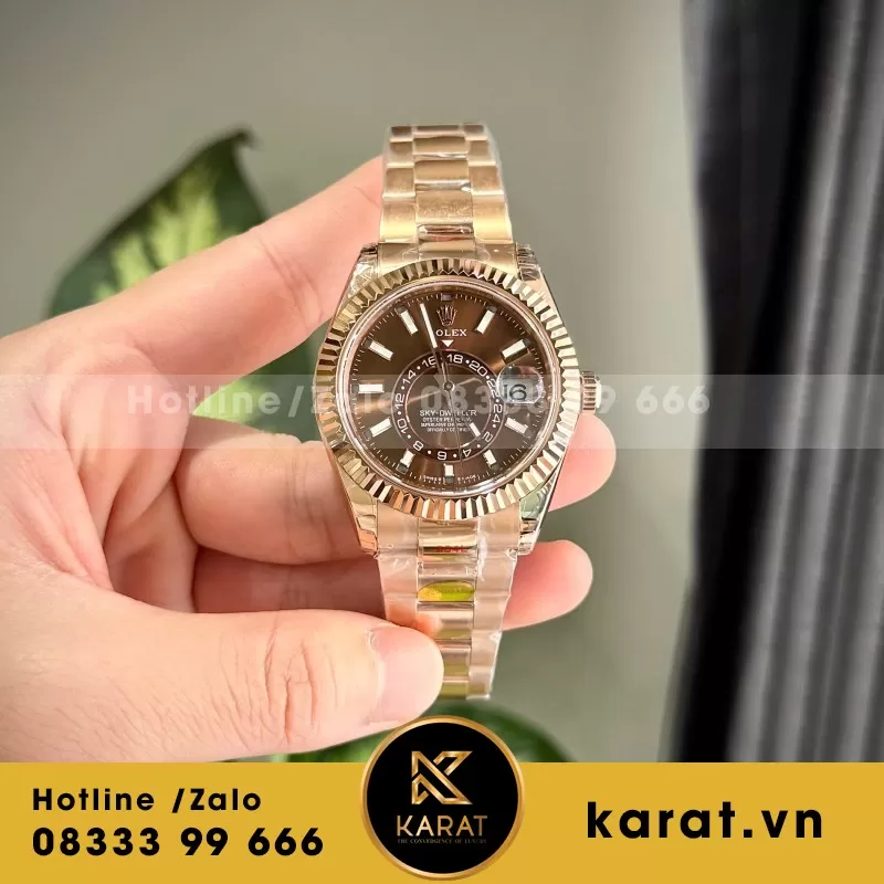 Bộ Sưu Tập Đồng Hồ Rolex Sky-Dweller M336235 Replica 11 42mm